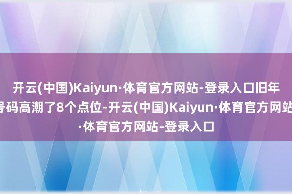 开云(中国)Kaiyun·体育官方网站-登录入口旧年同时龙头号码高潮了8个点位-开云(中国)Kaiyun·体育官方网站-登录入口